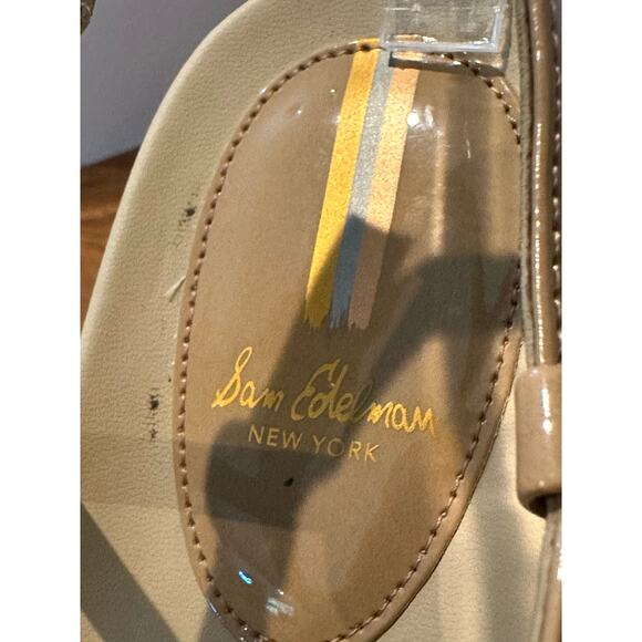 Sam Edelman Women's Naomi Thong Sandals Beige Size 9 Pre-Loved Stylish Comfort - Picture 10 of 11